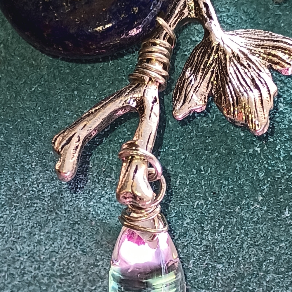 Dark Night Sodalite Silhouette Necklace - Picture 5 of 10